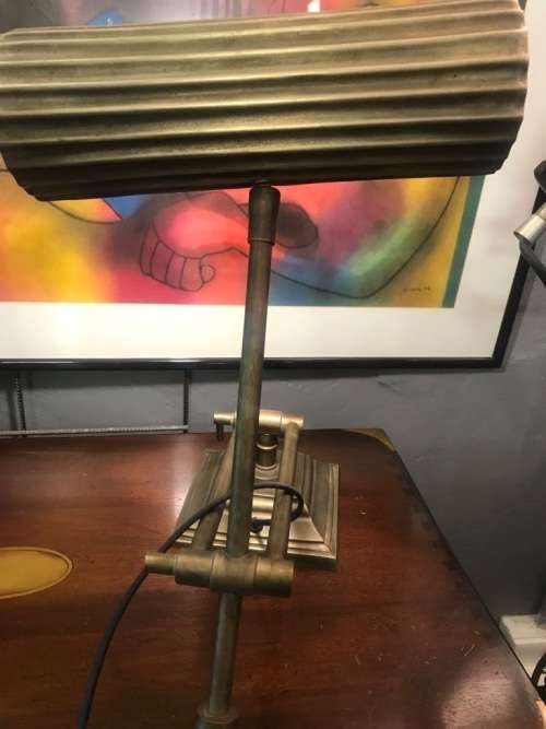 Brass Desk-table Bankers Lamp