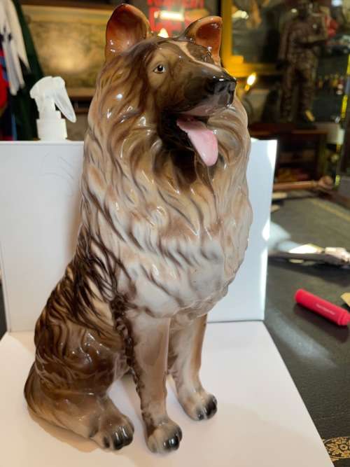 Collie Dog Ornament ( 28 cm high )