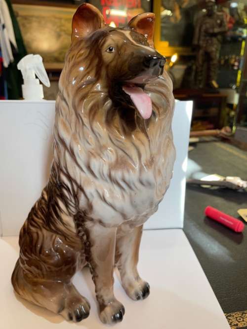 Collie Dog Ornament ( 28 cm high )