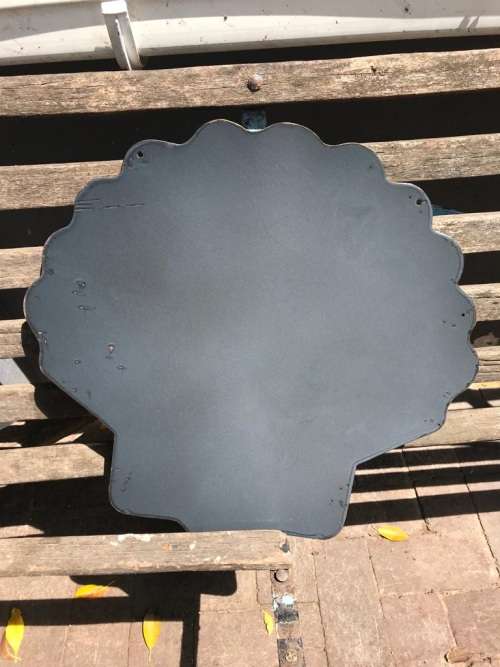 BEAUTIFUL SUPER SHELL ENAMEL SIGN : 50 X 50 CM