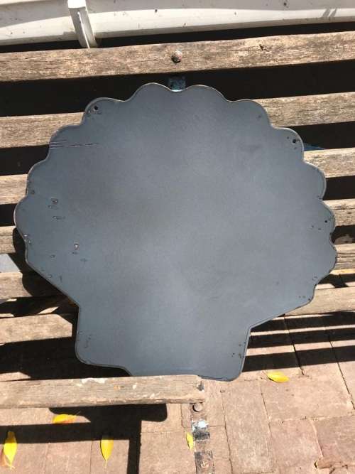 BEAUTIFUL SUPER SHELL ENAMEL SIGN : 50 X 50 CM