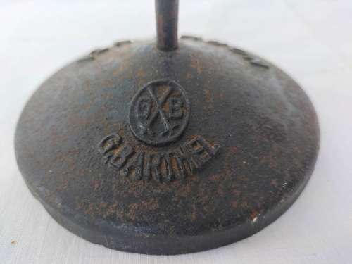 Rare Brass Gustav Barthel Bunsenburner with Tripod ( 38 x 30 cm )