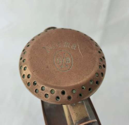 Rare Brass Gustav Barthel Bunsenburner with Tripod ( 38 x 30 cm )