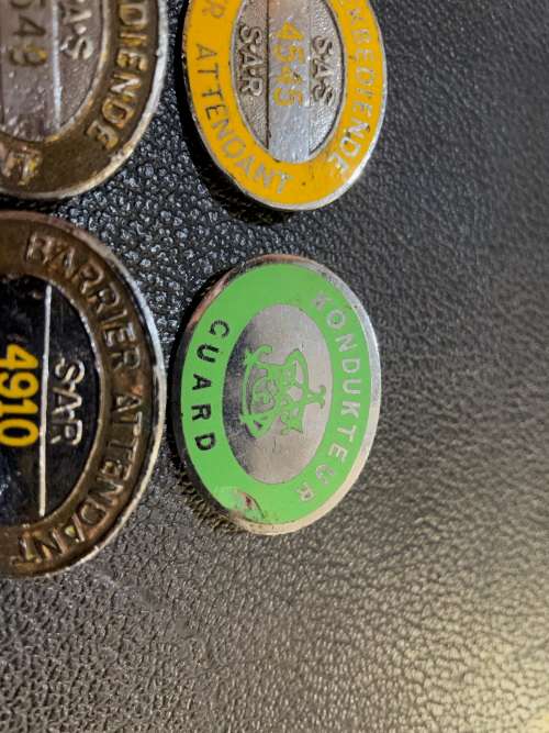 SAR: collection of 4 South African Railways Badges
