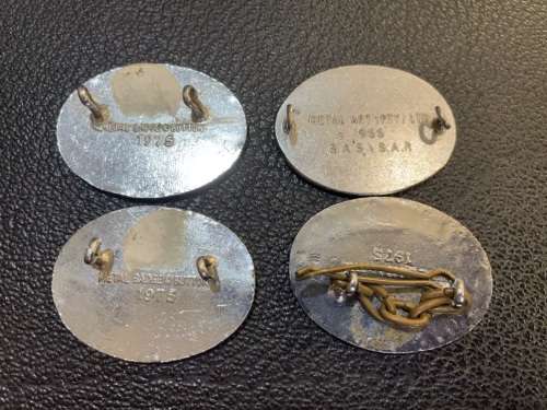 SAR: collection of 4 South African Railways Badges