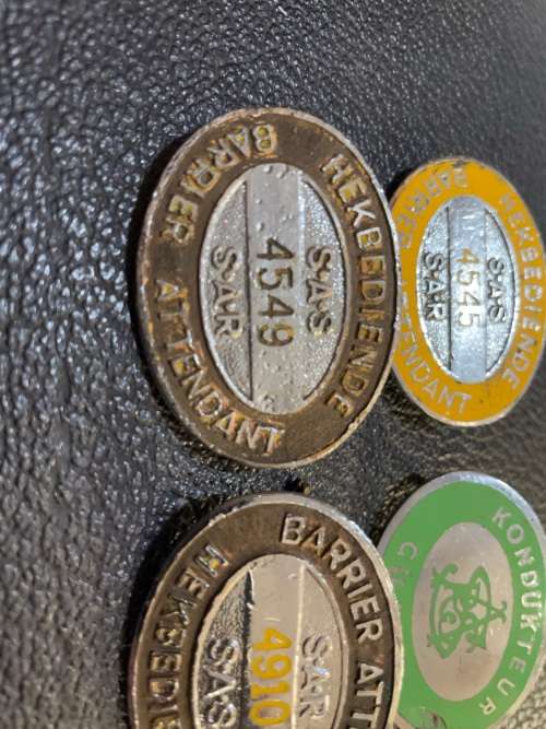 SAR: collection of 4 South African Railways Badges