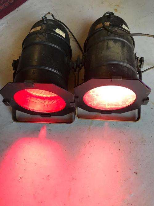 Theatre Lights: Pair in working condition ( 34 x 23 cm )