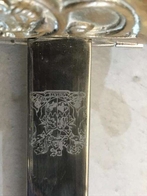 Beautiful SA Navy Officers Sword with Knot in original Bag ( GMS Solingen )