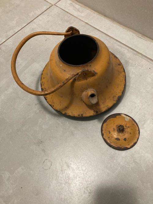 Beautiful Rare Cast Iron Kettle circa 1870 ( 15 cm )