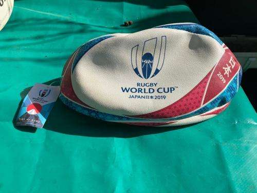 Rugby Balls : Collection of 3 Worldcup Rugby Balls ( 1995, 2011, 2019) Bid per ball to take 1, 2 or