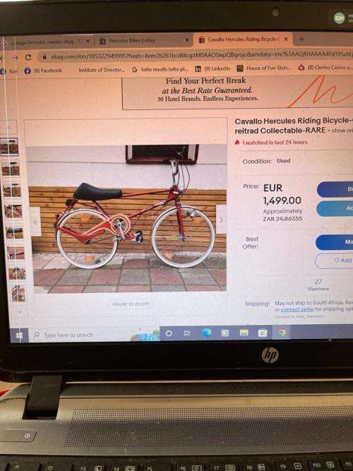 Rare Cavallo Hercules Bicycle circa 1980
