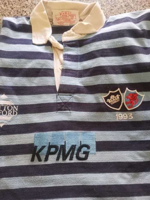 Rugby Players Jersey : Oxford/ Cambridge 1993 no 9