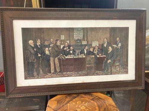 Rare Africana Print: Boere Deputatie ( ( 95 x 57 cm )