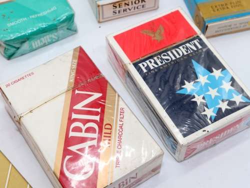 Collection of 7 Original Cigarettes Packets still sealed