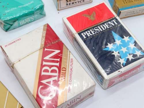 Collection of 7 Original Cigarettes Packets still sealed