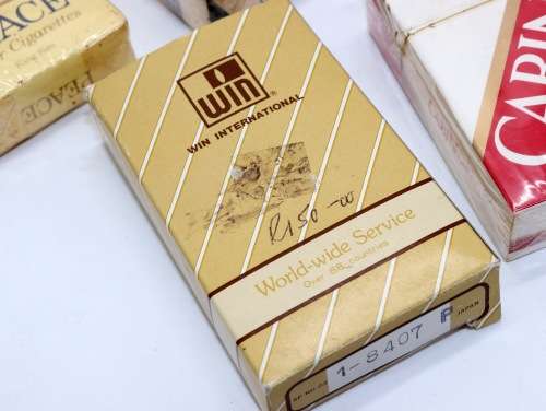 Collection of 7 Original Cigarettes Packets still sealed
