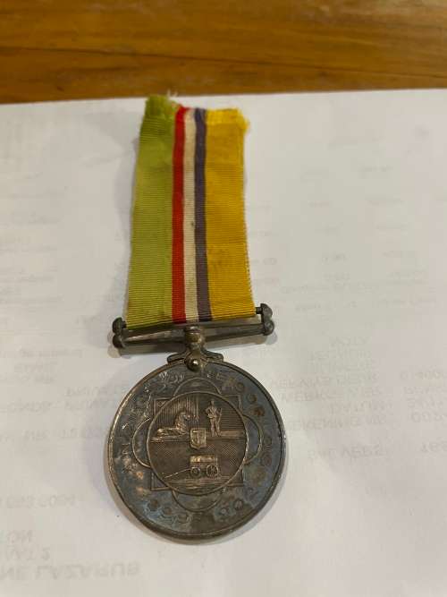 Boer War Medal. Burger HH Spangenberg