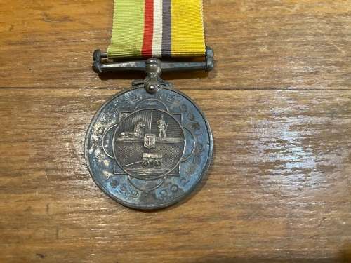 Boer War Medal. Burger HH Spangenberg