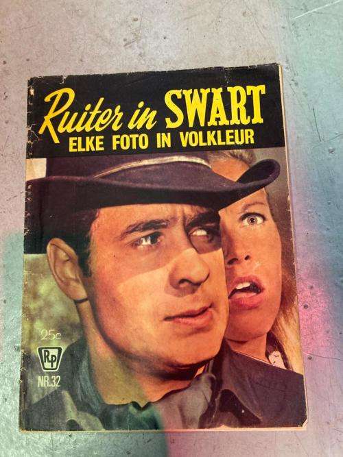Photobook/ Fotoverhaal: Ruiter in Swart in Kleur ( Rare)