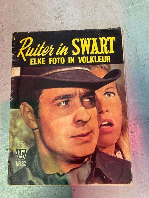 Photobook/ Fotoverhaal: Ruiter in Swart in Kleur ( Rare)