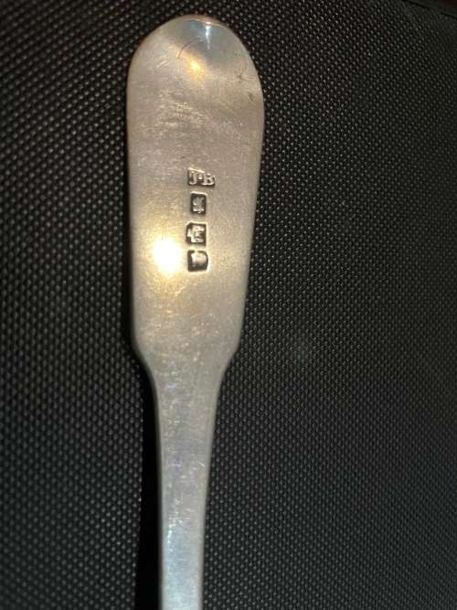 Cape Silver : Rare Cape Silver Tablespoon. Jan Bernardus Beyleveld ( 15 g , 22 cm , circa 1820 )