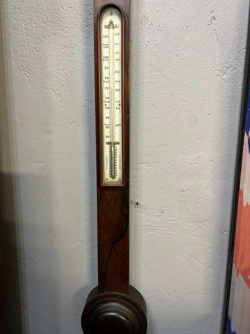 Vintage Rosewood  Barometer , Burmester , Cape Town circa 1860 ( 90 cm )