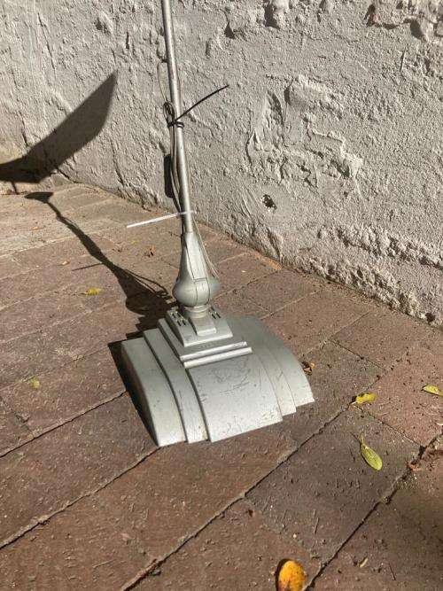 Beautiful Original Art Deco Desk Lamp circa 1940s , Chicago , America ( 90 x 48 x 45 cm )