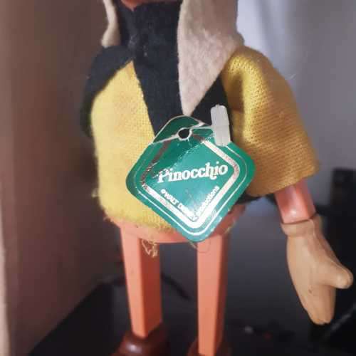 Original Pinocchio Wind up Figurine in box ( 23 cm ) by Carl Germany