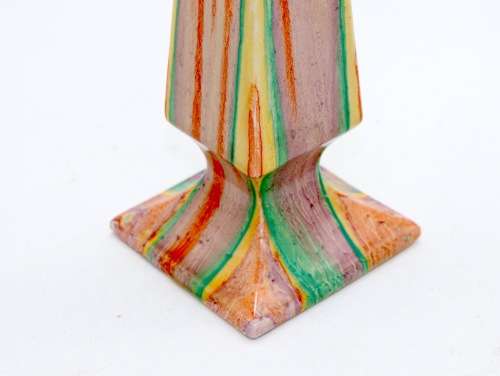 Clarice Cliff Candelstic Delicia Pattern ( 30 cm )