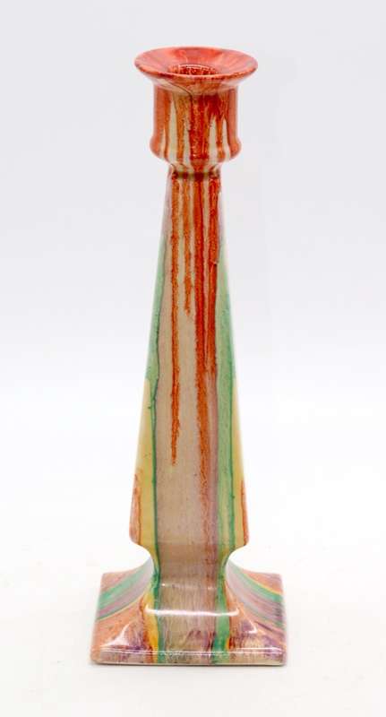 Clarice Cliff Candelstic Delicia Pattern ( 30 cm )
