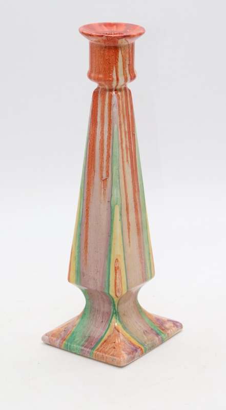 Clarice Cliff Candelstic Delicia Pattern ( 30 cm )
