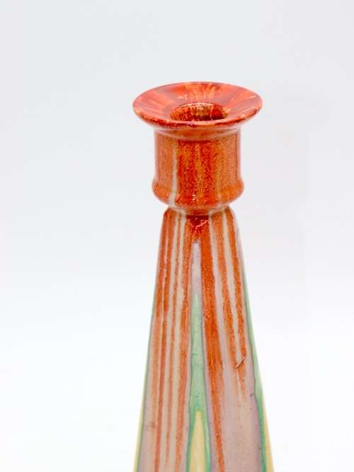 Clarice Cliff Candelstic Delicia Pattern ( 30 cm )