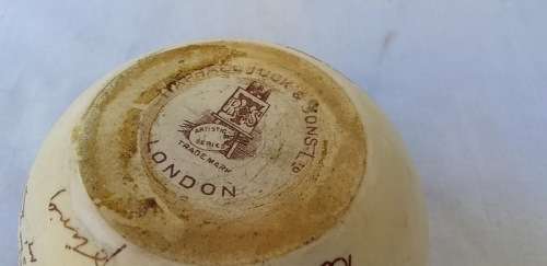 Boer War Era : Rare Ushers Whiskey Match Striker ( 8.5 diameter , 7 cm high)