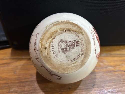 Boer War Era : Rare Ushers Whiskey Match Striker ( 8.5 diameter , 7 cm high)