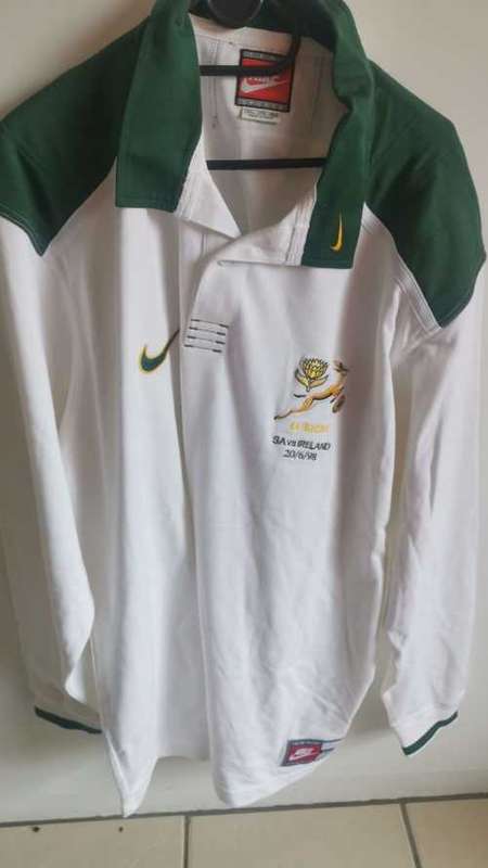 Rugby Players Jersey : Springboks vs Ireland ( 20/06/ 98 ) no 20