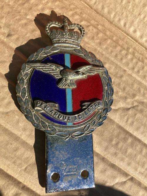 Rare Car Badges: Pair of Chrome British Car Badges