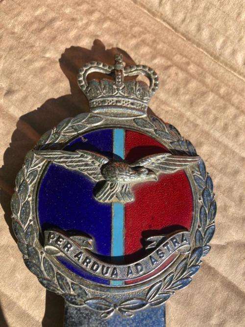 Rare Car Badges: Pair of Chrome British Car Badges