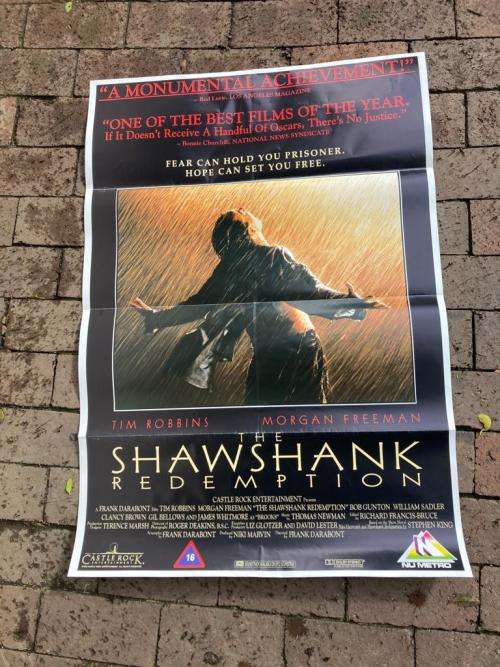 Movie Posters : Collection of 5 Original Movie Posters ( 102 x 71 cm )