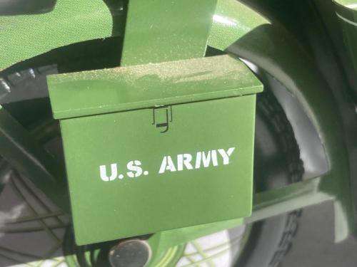 Tinplate Harley Davidson Army Motorcycle ( 24 cm )