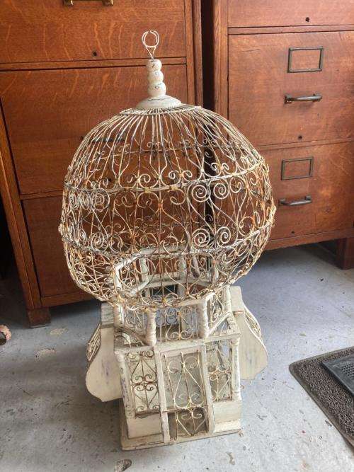 Vintage Ornate Birdcage ( 74 cm )