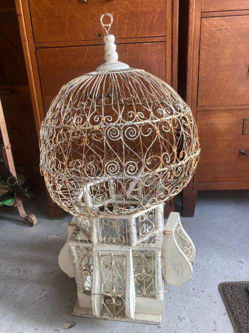 Vintage Ornate Birdcage ( 74 cm )