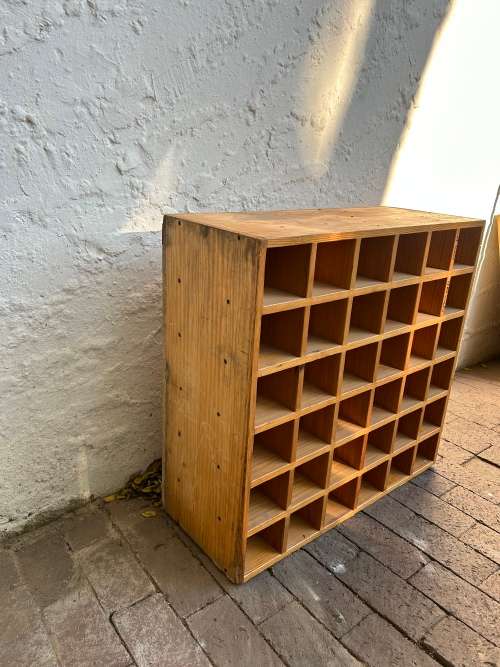 Vintage Oregan Pigeonhole Cabinet ( 78 x 76 x 32 cm )