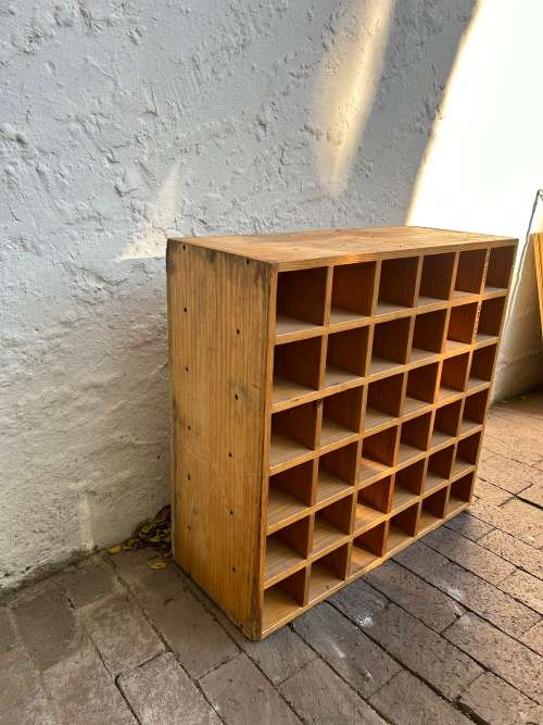 Vintage Oregan Pigeonhole Cabinet ( 78 x 76 x 32 cm )