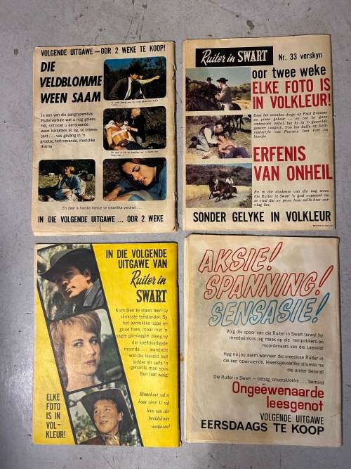 Fotoverhale: Super Rare: Ruiter in Swart in Volkleur (All 4 issues)