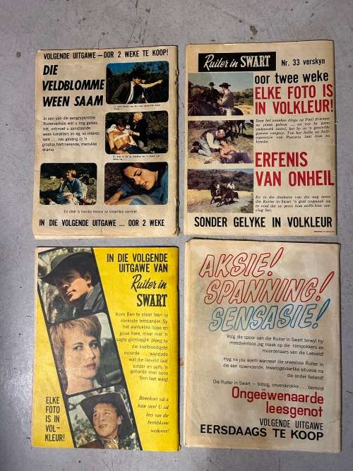 Fotoverhale: Super Rare: Ruiter in Swart in Volkleur (All 4 issues)