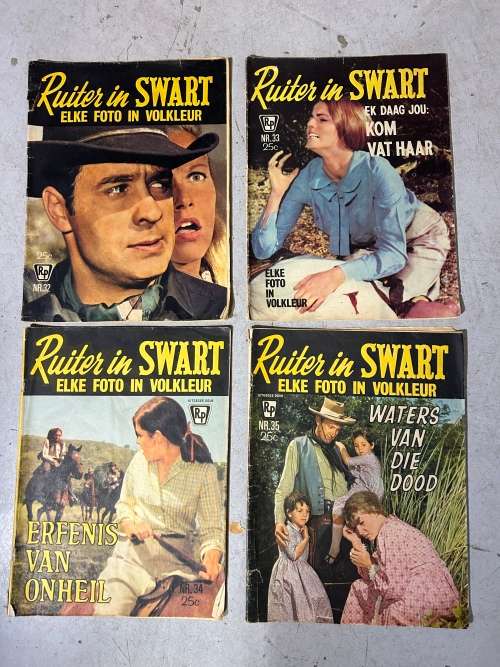 Fotoverhale: Super Rare: Ruiter in Swart in Volkleur (All 4 issues)