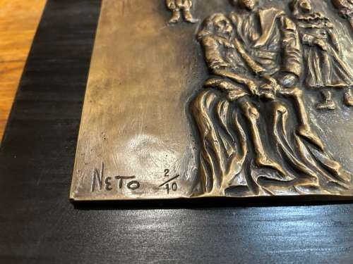 Boer War :Bronze Plaque  Ter Herinnering aan Vroue en Kinders wat in Konsentrasiekampe gesterf het