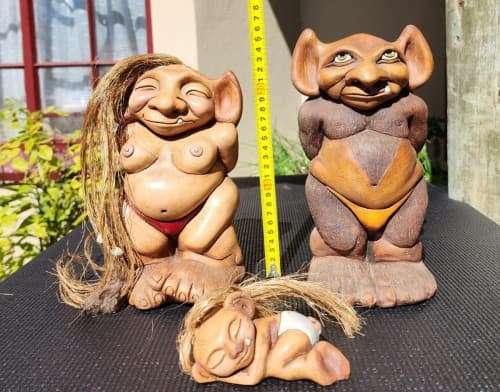 Vintage Troll Family designed by Christian and Paul Marshland