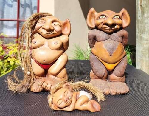 Vintage Troll Family designed by Christian and Paul Marshland