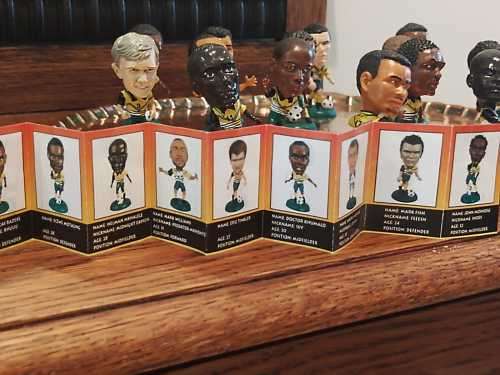Collection of Bafana Bafana Soccer Figurines